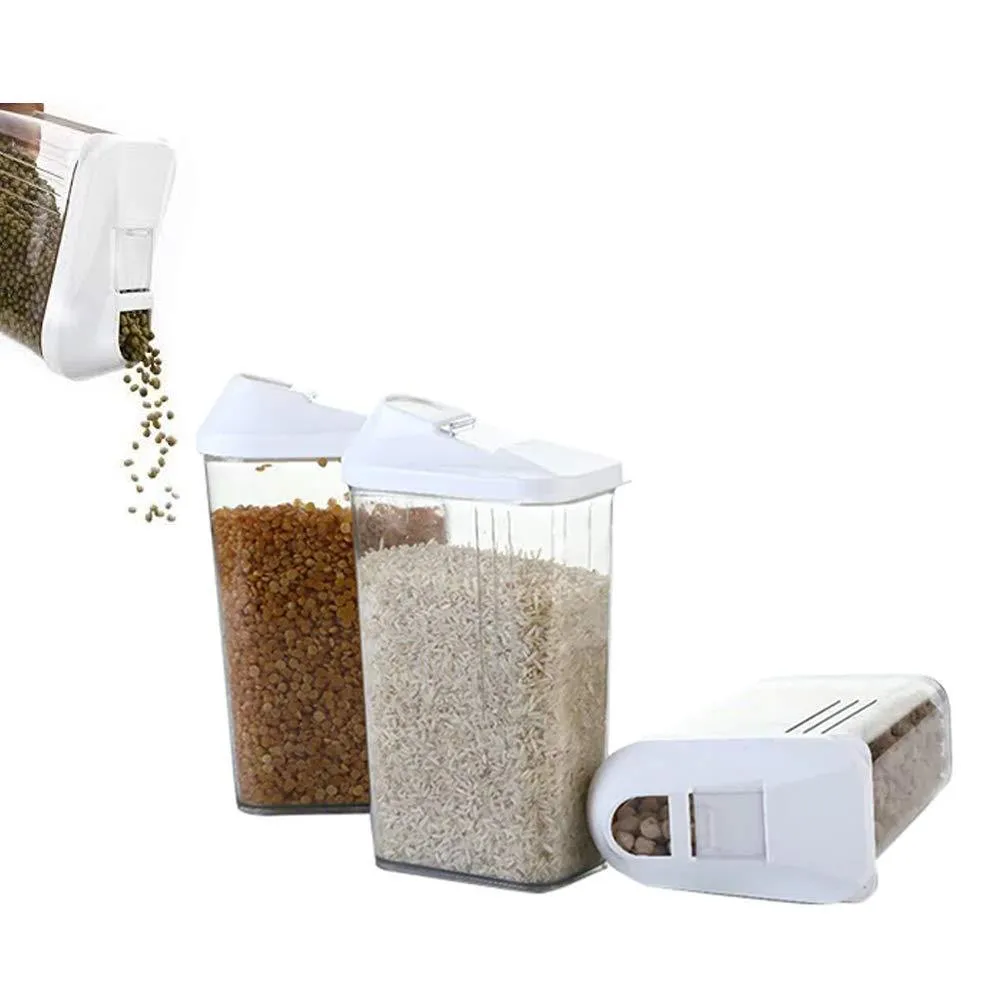 0149 Plastic Transparent Cans, Jars Storage Bottles, Storage Box (1100 ml, 1pc)