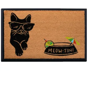 4 Cats & Dogs Meowtini Home Rectangular Entrance Mat