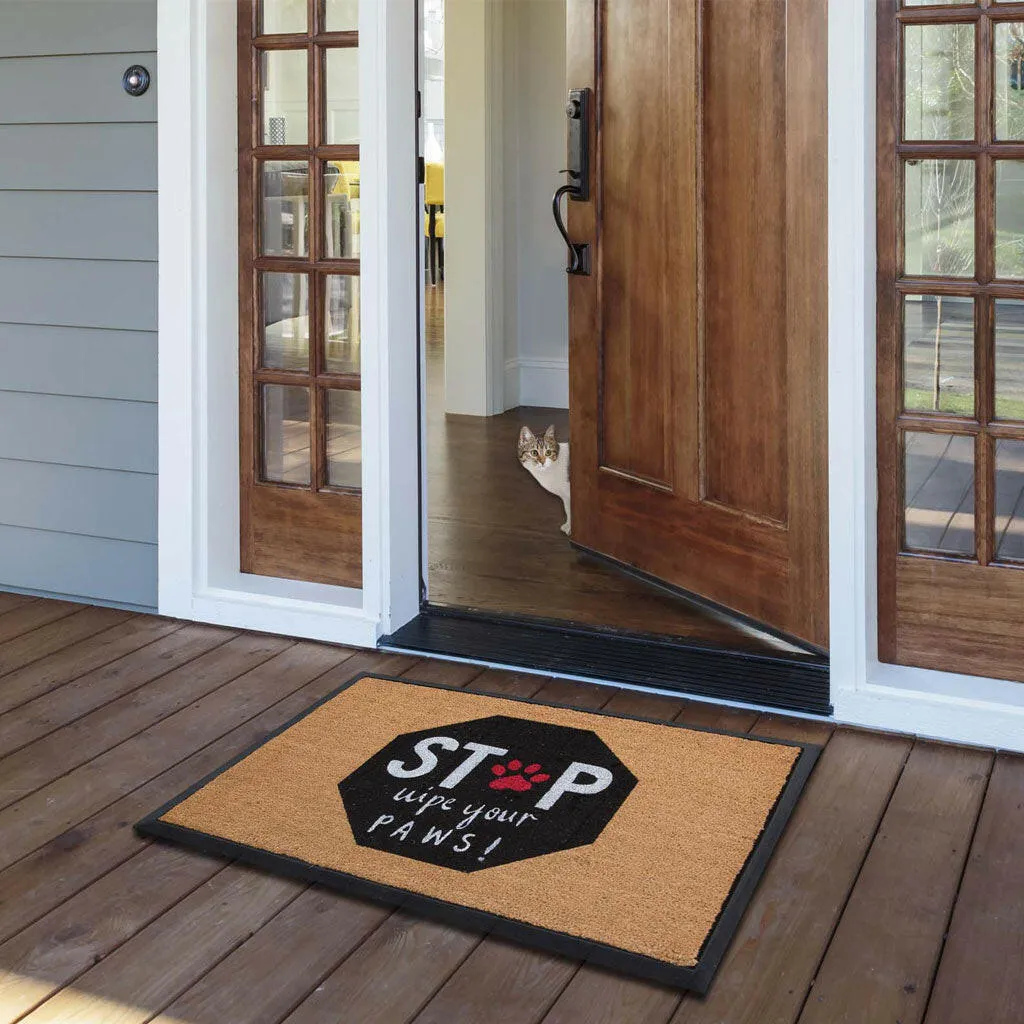 4 Cats & Dogs Meowtini Home Rectangular Entrance Mat