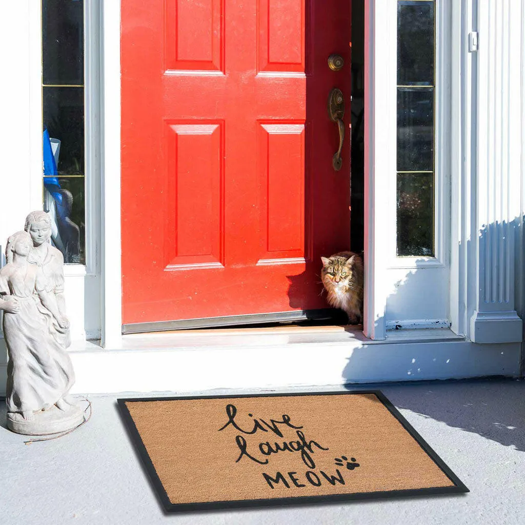 4 Cats & Dogs Meowtini Home Rectangular Entrance Mat