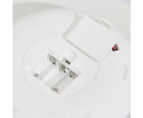 6 Meal Automatic Pet Food Dispenser with Programmable Timer - White