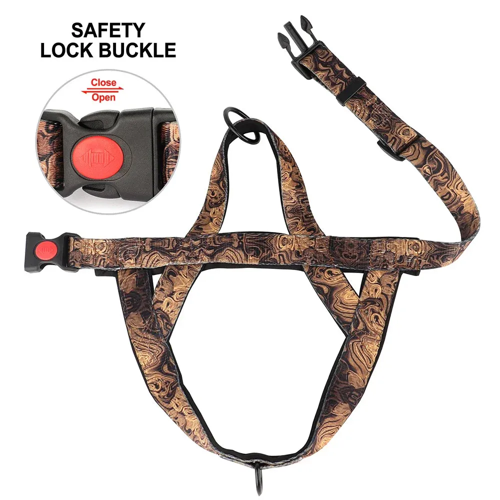 Adjustable No-Pull Dog Harness with Reflective Padding