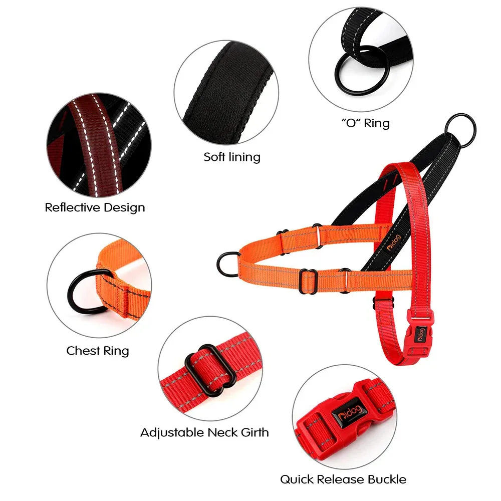Adjustable No-Pull Dog Harness with Reflective Padding