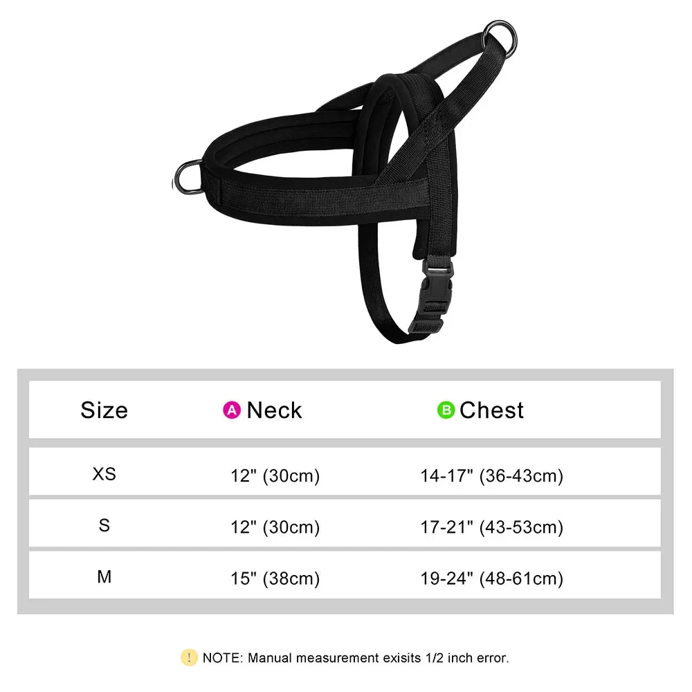 Adjustable No-Pull Dog Harness with Reflective Padding