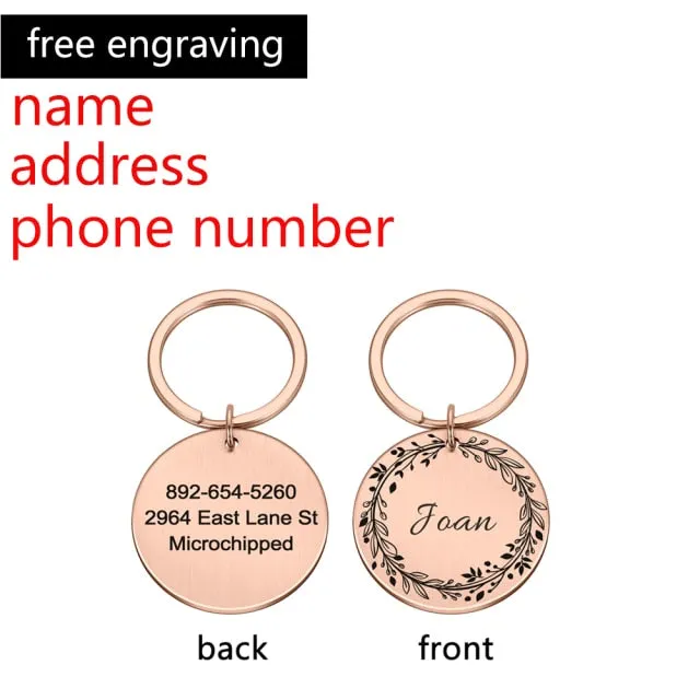 Anti-lost Dog ID Tags Pet Collar