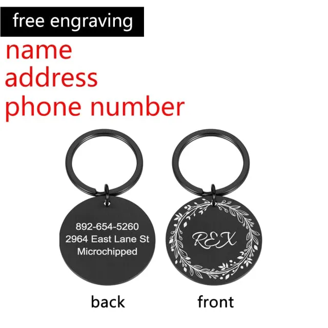 Anti-lost Dog ID Tags Pet Collar