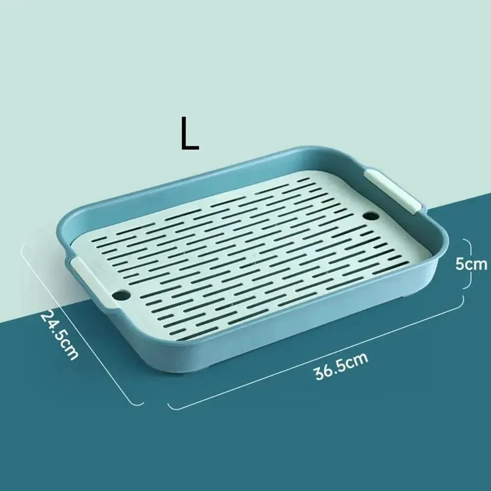 Antiturnover Small Pet Toilet Litter Box Trainer