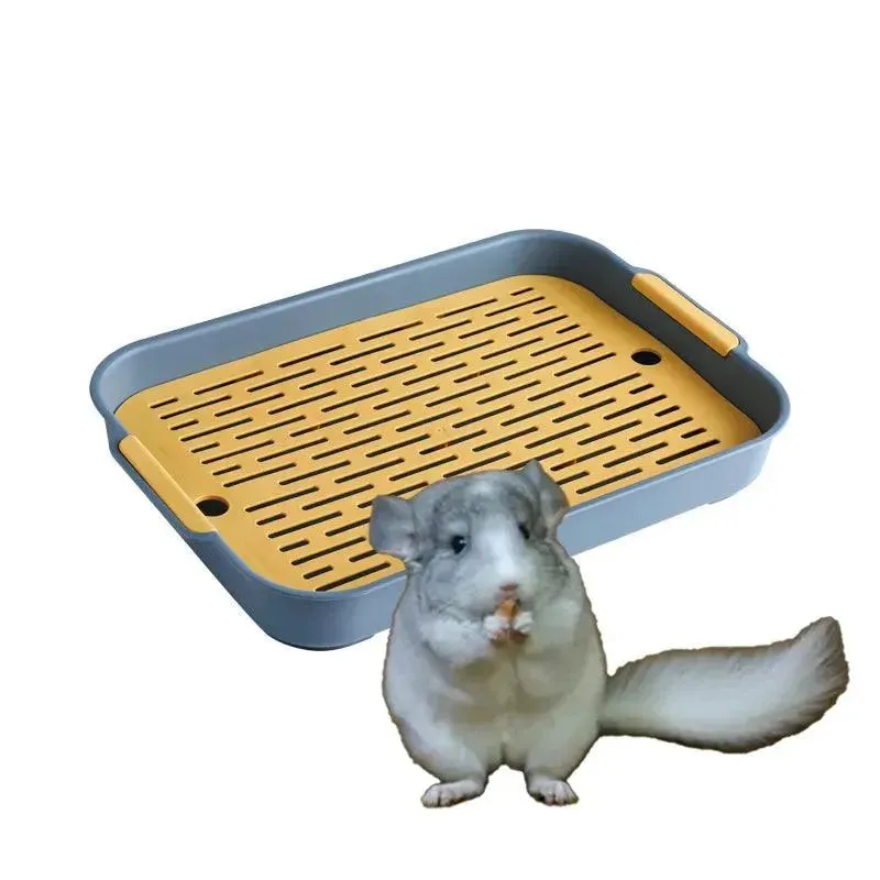 Antiturnover Small Pet Toilet Litter Box Trainer