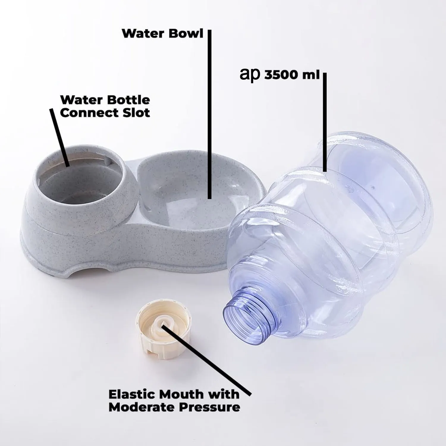 Automatic Gravity Pet Water Dispenser for Cats and Dogs