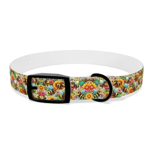 Bee's Knees & Blooms Dog Collar
