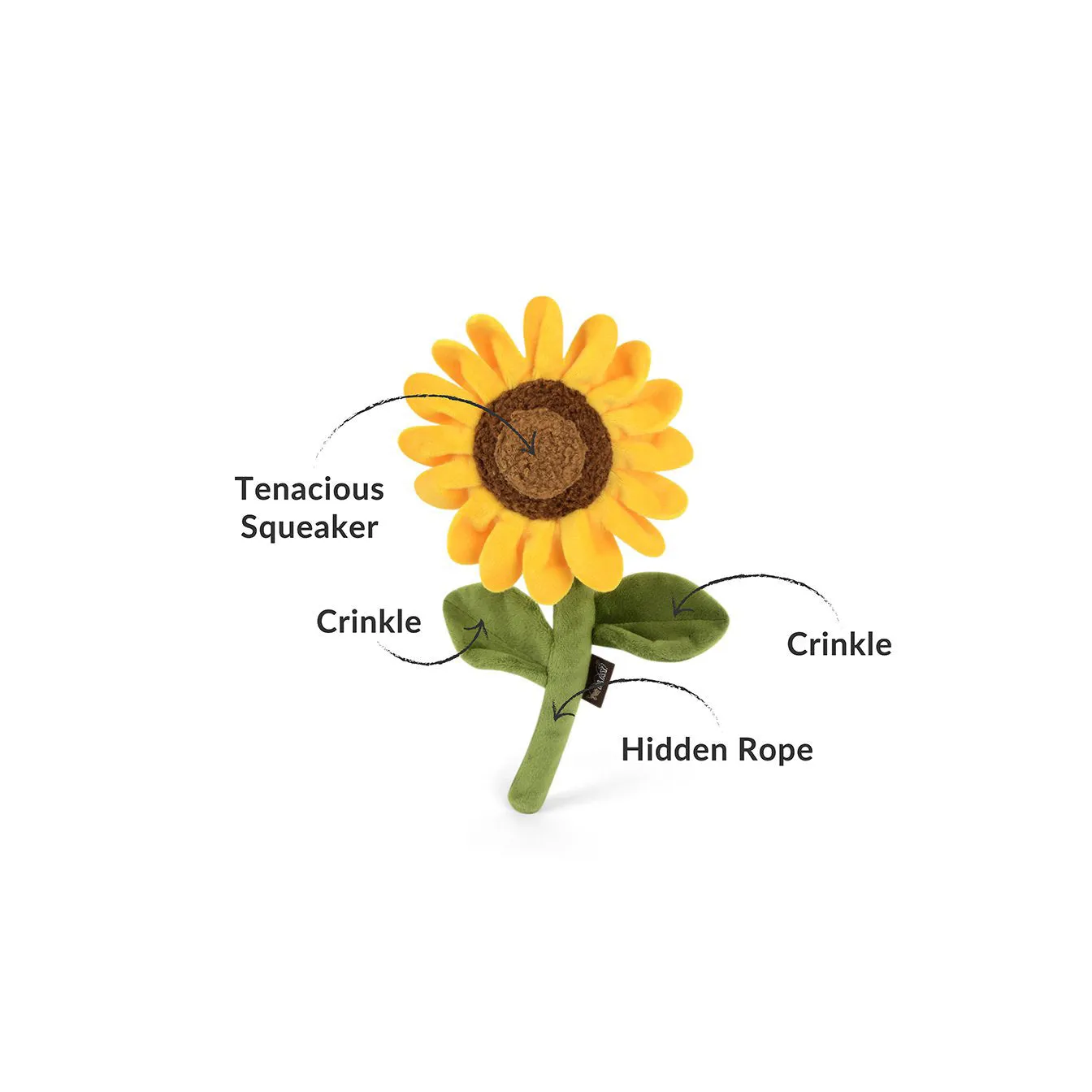 Blooming Buddies Dog Toy - Sassy Sunflower