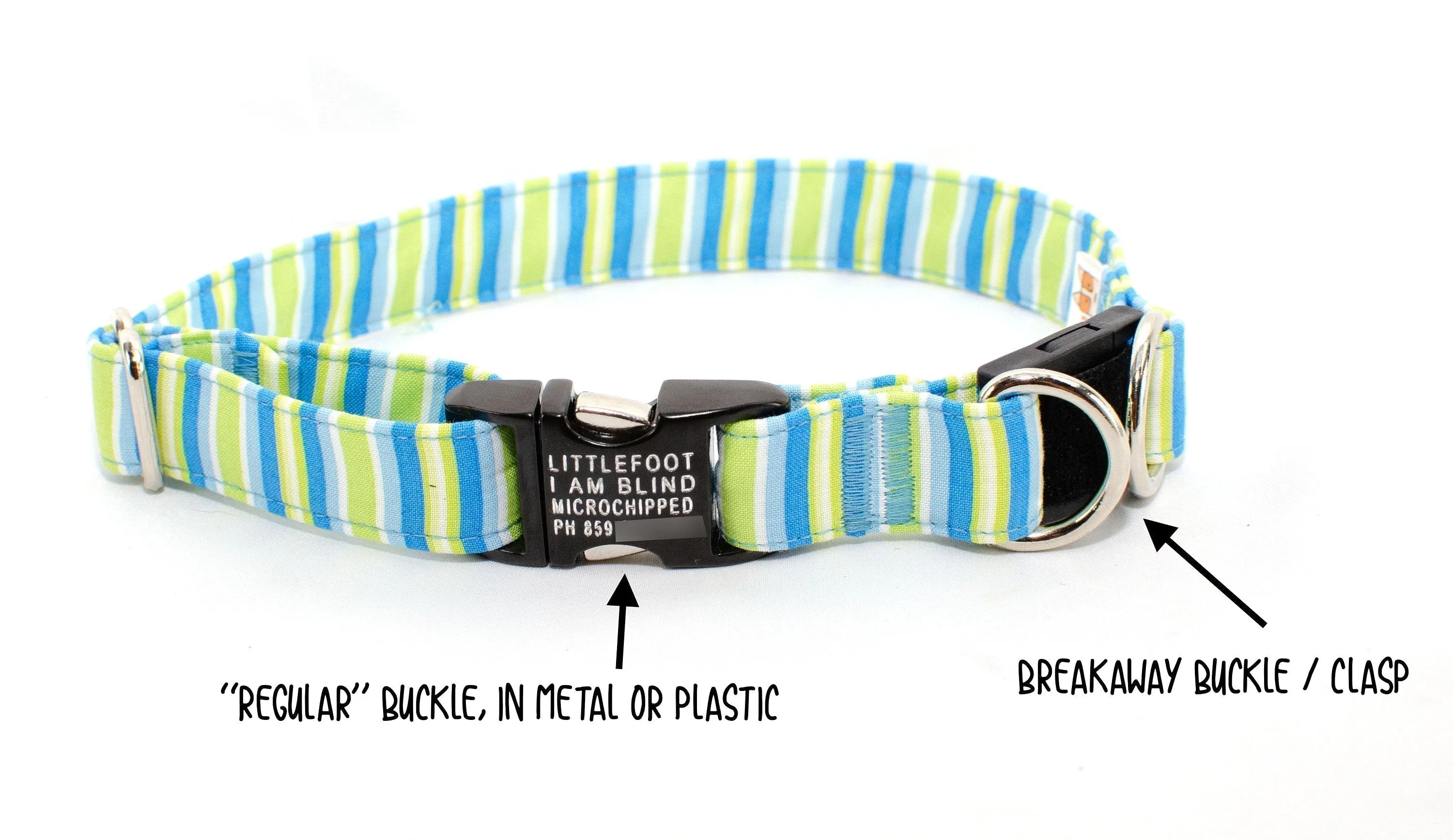 BREAKAWAY Personalized "Holiday Sweater" Dog Collar