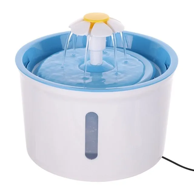 Cat Water Fountain Auto Filter USB Electric Mute Cat Drinking Bowl 1.6L Recirculate Filtring Drinker Water Dispenser Cat Health