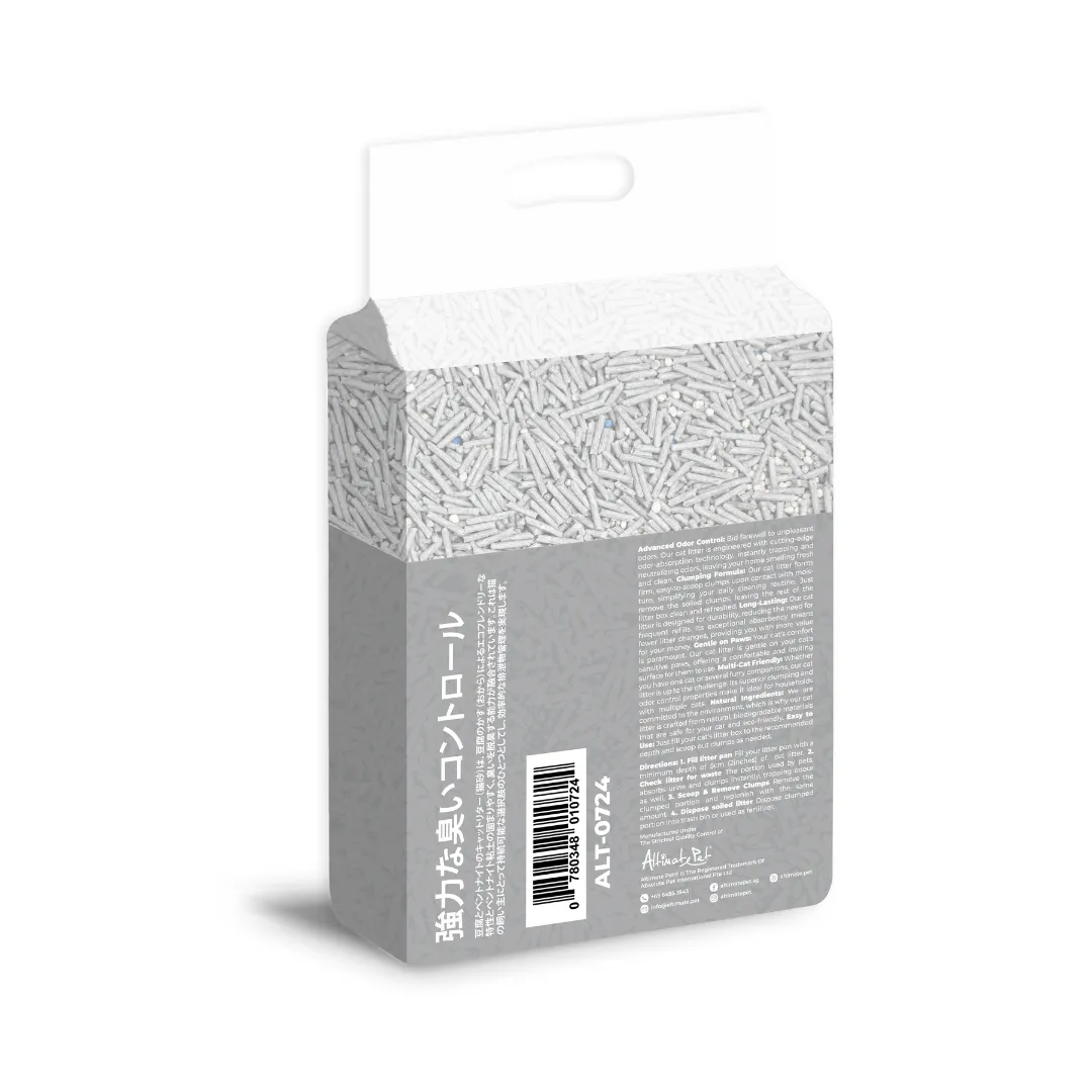 [CTN OF 6] Altimate Pet Tofu & Bentonite Cat Litter - Charcoal(6 x 6L)