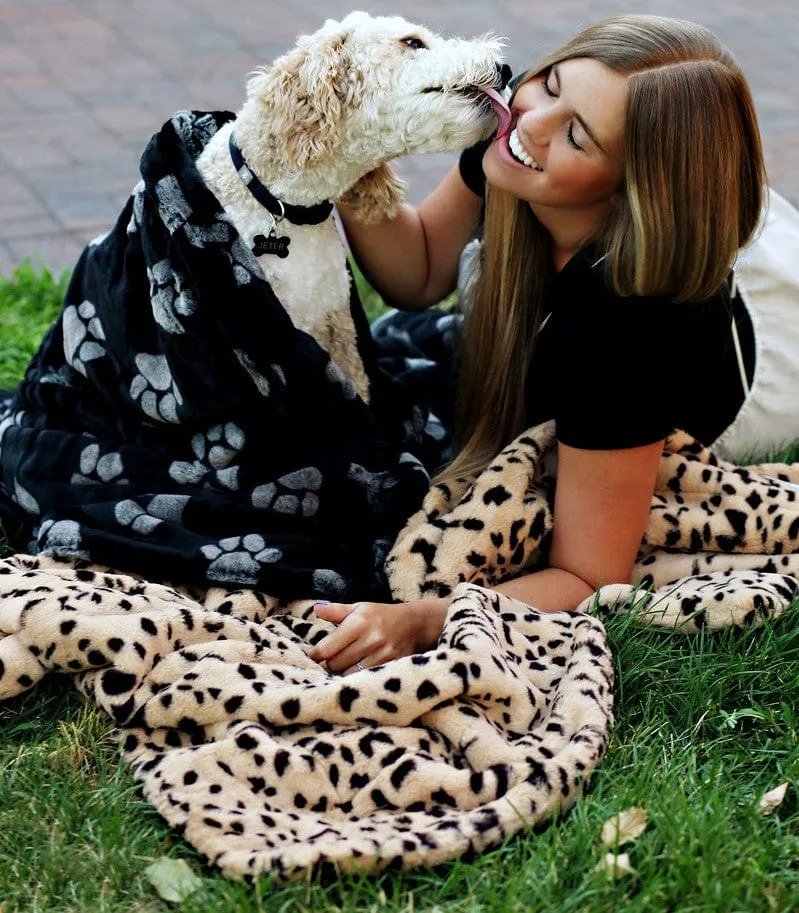 Dog Blanket JulesRoche Extra Plush Minky Animal Print