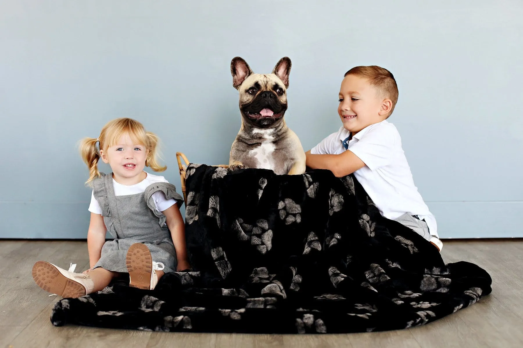 Dog Blanket JulesRoche Extra Plush Minky Animal Print