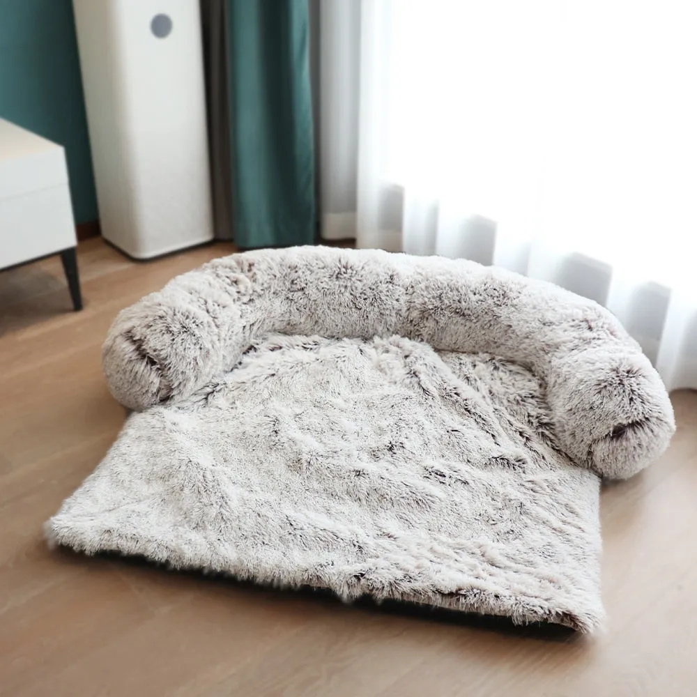 Dog Sofa Bed Cover Calming Plush Mat