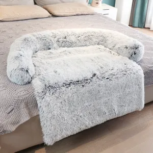 Dog Sofa Bed Cover Calming Plush Mat