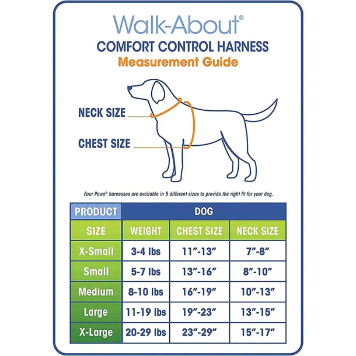 Four Paws Comfort Control Dog Harness, Red, Small