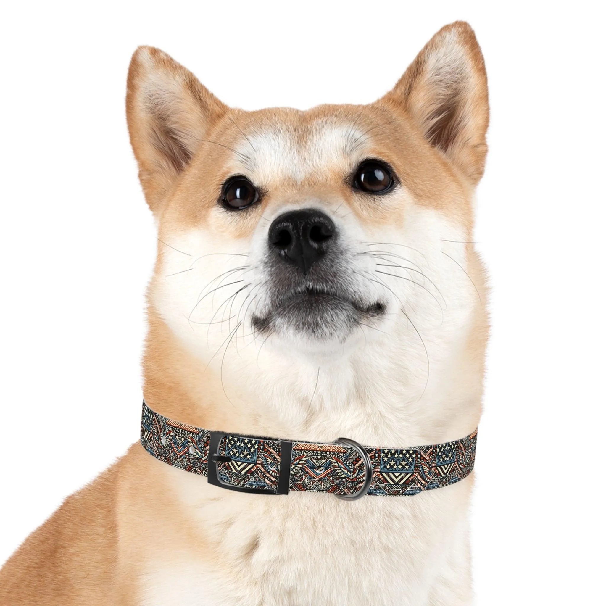 Freedom Tribal Print Dog Collar