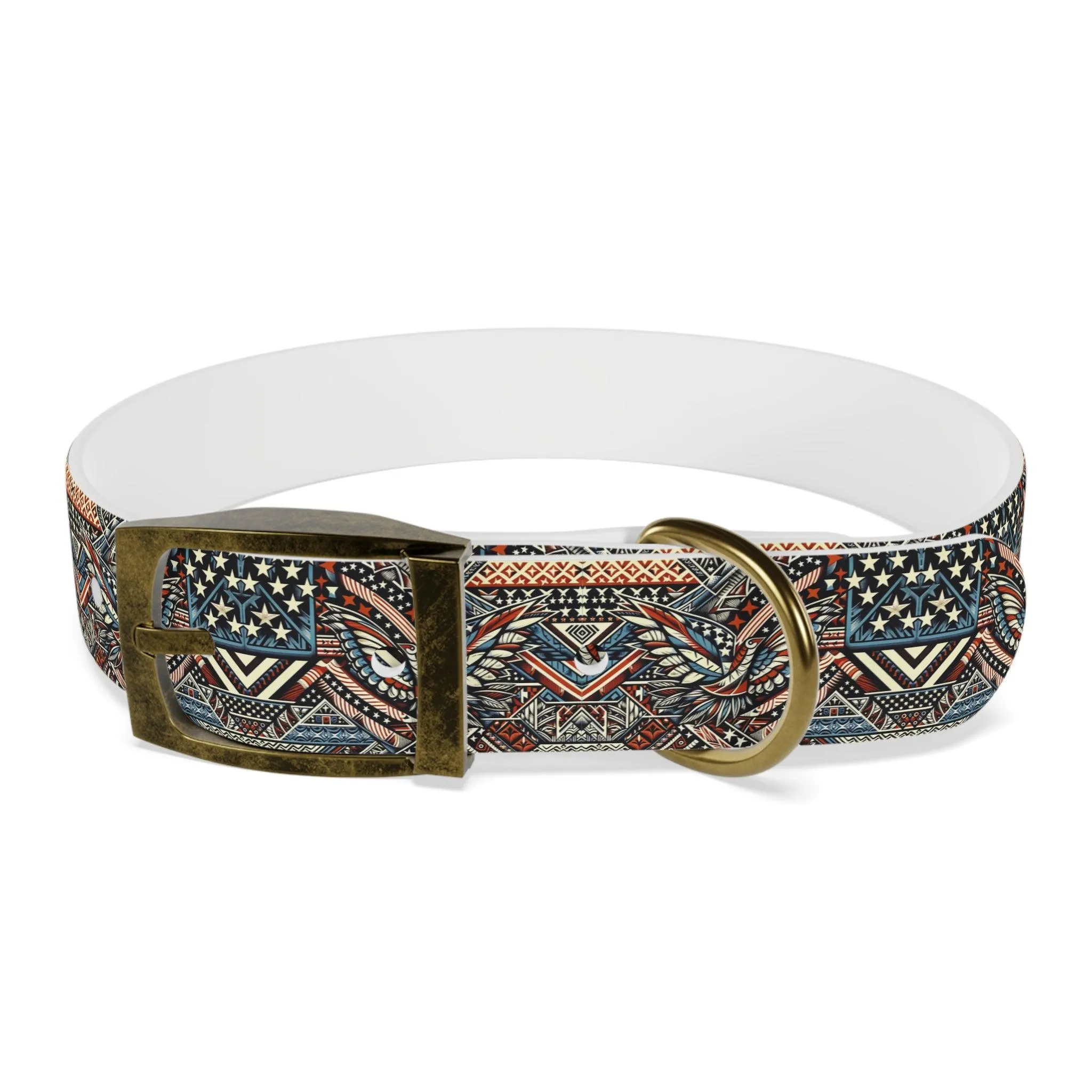 Freedom Tribal Print Dog Collar