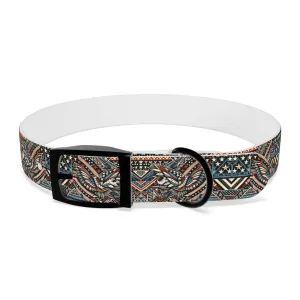 Freedom Tribal Print Dog Collar