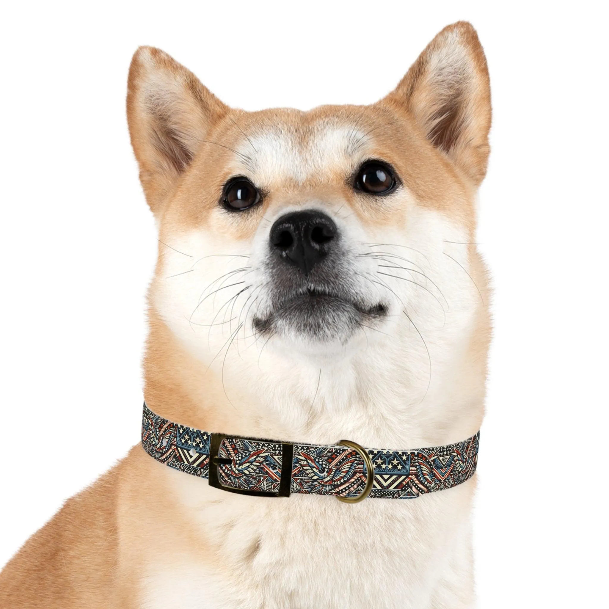 Freedom Tribal Print Dog Collar
