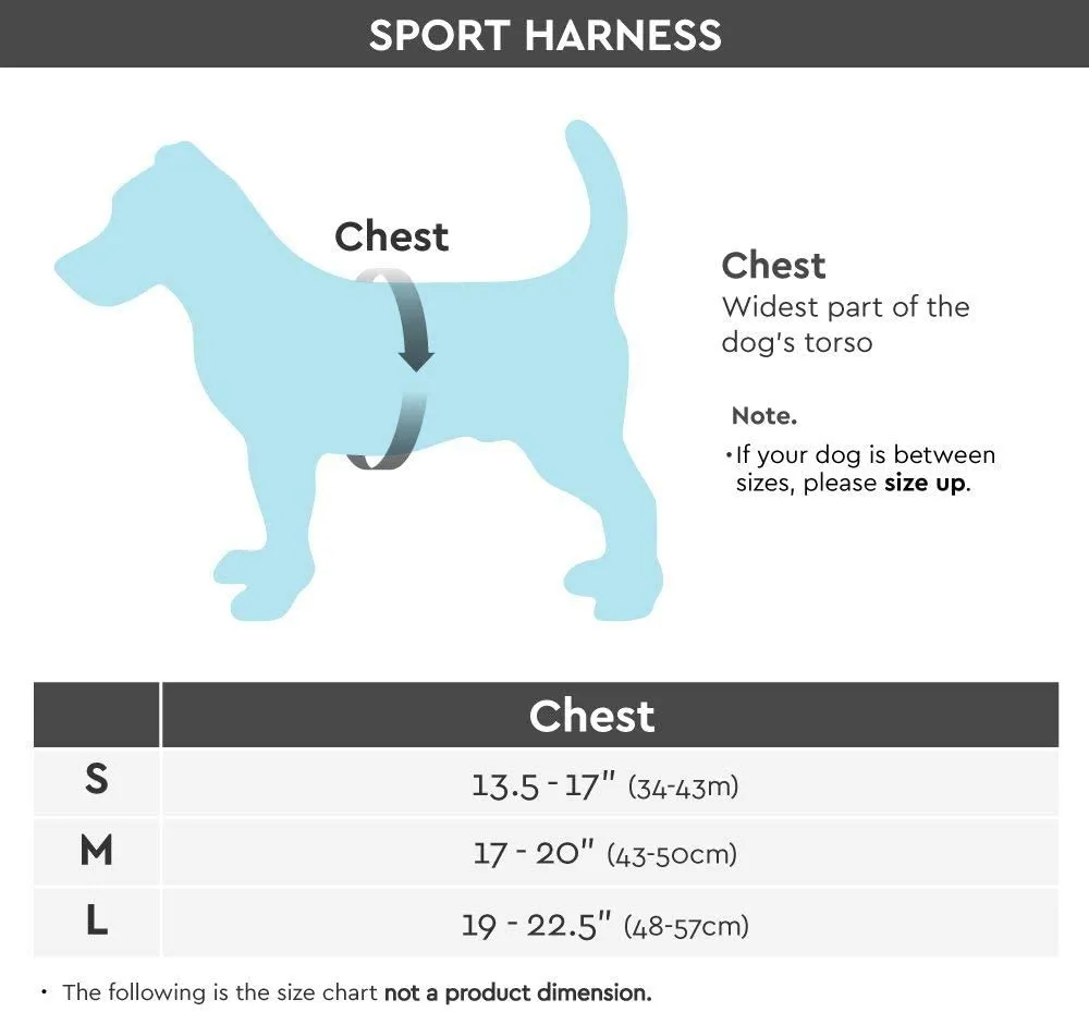 Gooby Escape Free Sport Harness Turquoise Small