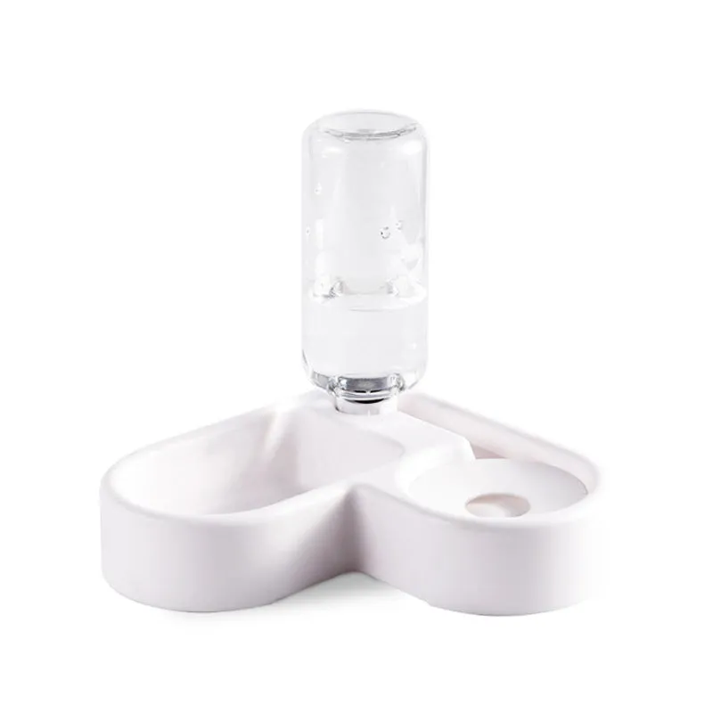 Heart-Shaped Pet Corner Bowl