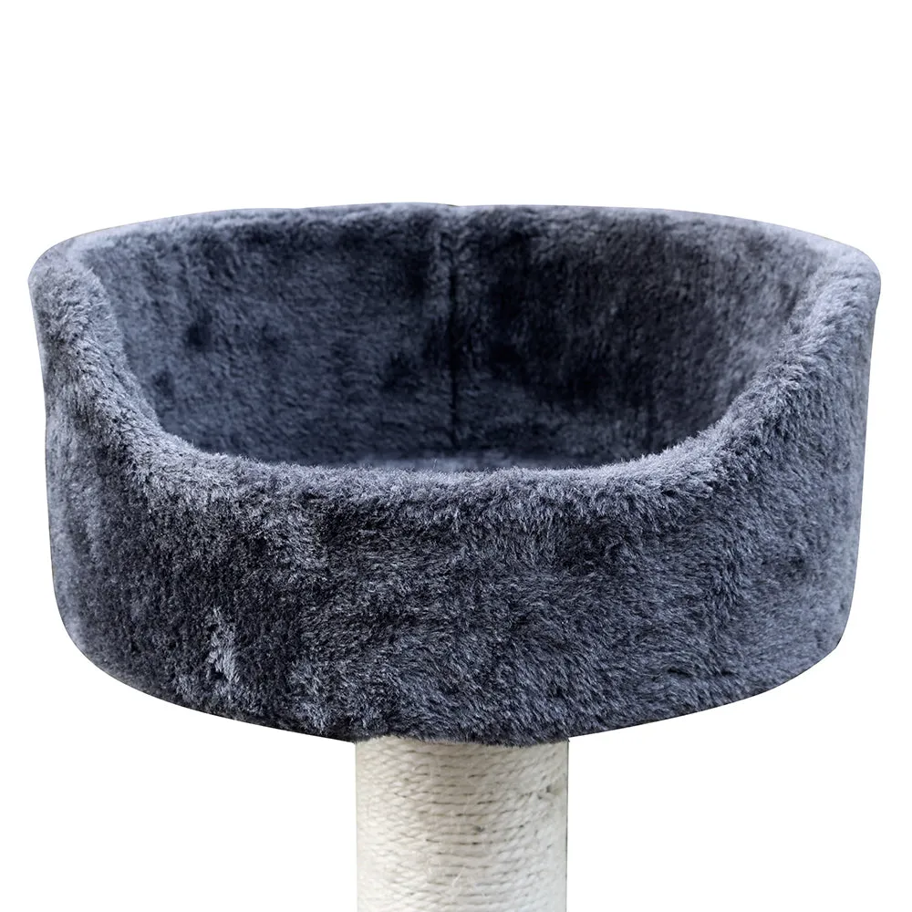 i.Pet Cat Tree Scratching Post "126cm" [Grey]