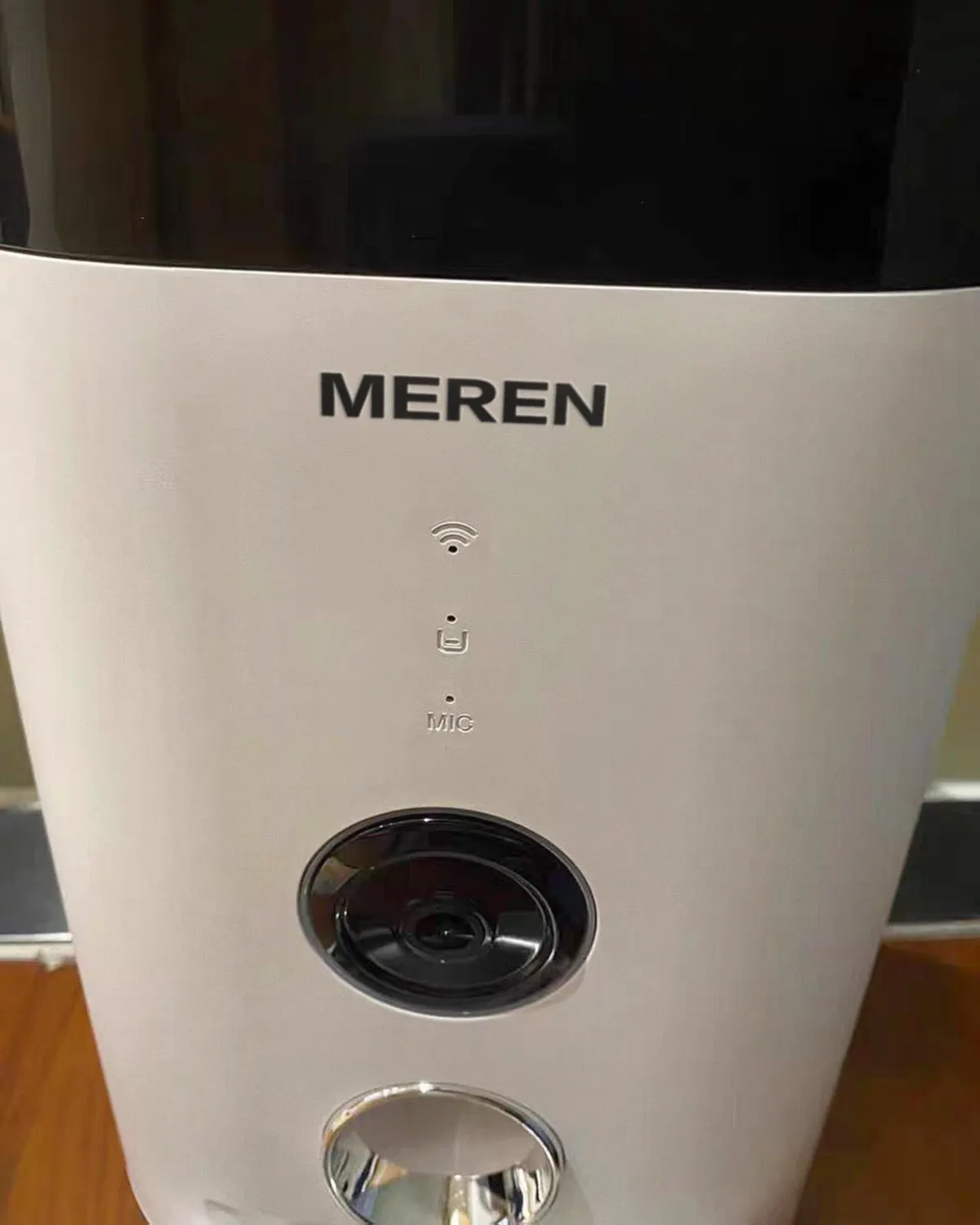 MEREN- Automatic Pet Feeder, Meal Timing, Dry Food Meal Portion Size Control,Included Desiccant Bag, Small Medium Pets