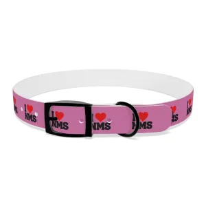 NMS I LOVE NMS Dog Collar PINK