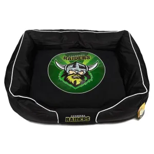 NRL Plush Pet Bed - Canberra Raiders - Dog Cat - Small Medium Large
