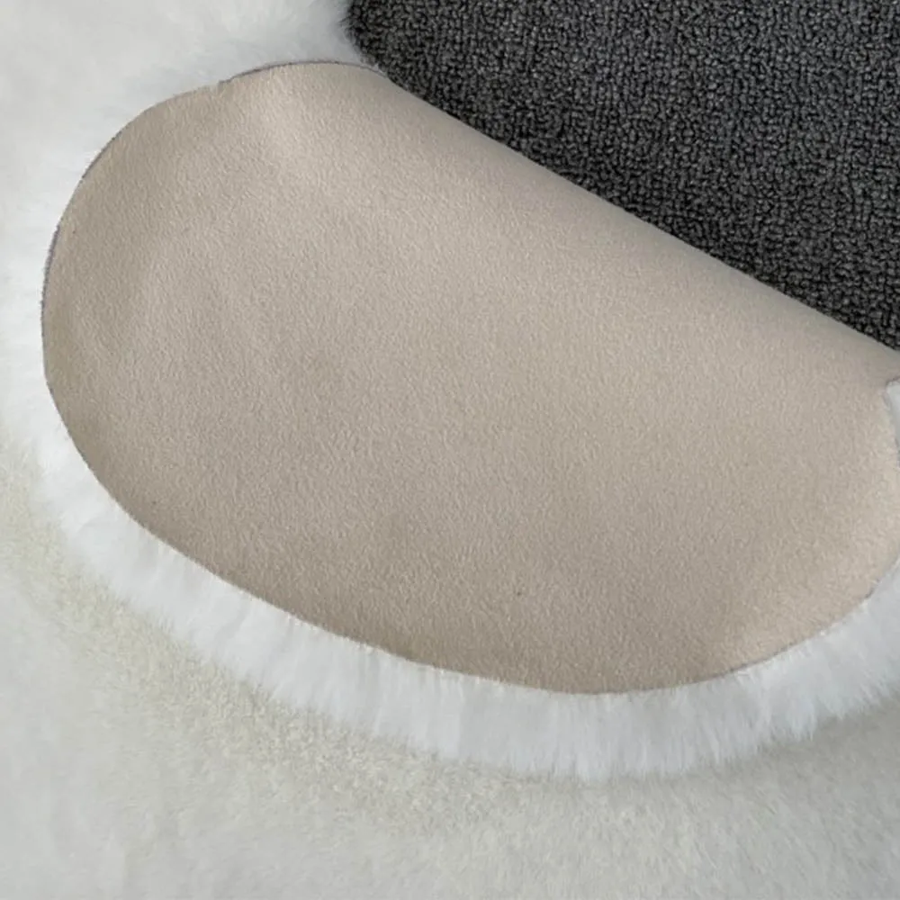 PAWS ASIA Suppliers Cute White Soft Plush Sofa Pad Small Pet Bed Mat Cat Dog Cushion