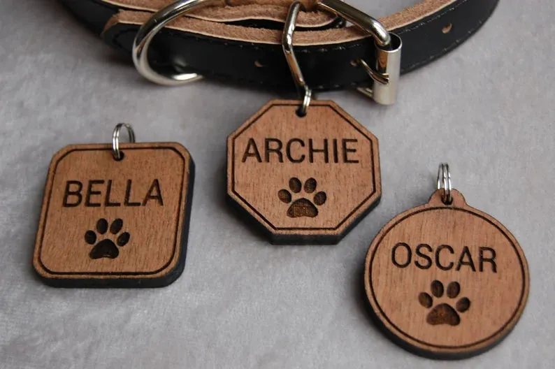 Personalised Pet Dog Cat ID Tag
