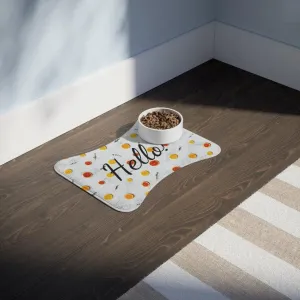 Personalize Pet Food Mat - Fruity Patterns