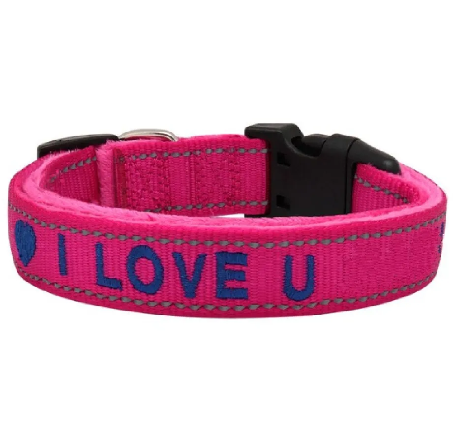 Personalized Dog Collar, Custom Collar Embroidered with Pet Name Phone Number, Reflective Pet Collar, Dog Collar, Small Medium Large Dogs