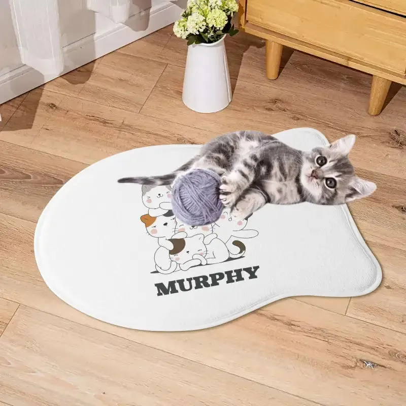 Personalized Pet Mat for Cats - Style and Comfort for Mealtime Fun