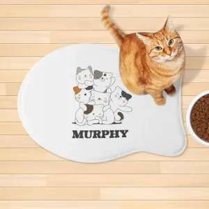 Personalized Pet Mat for Cats - Style and Comfort for Mealtime Fun