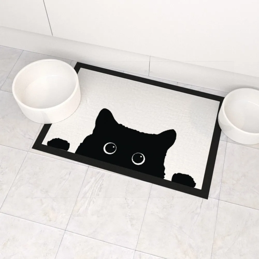 Pet Bowl Mats - Kitty