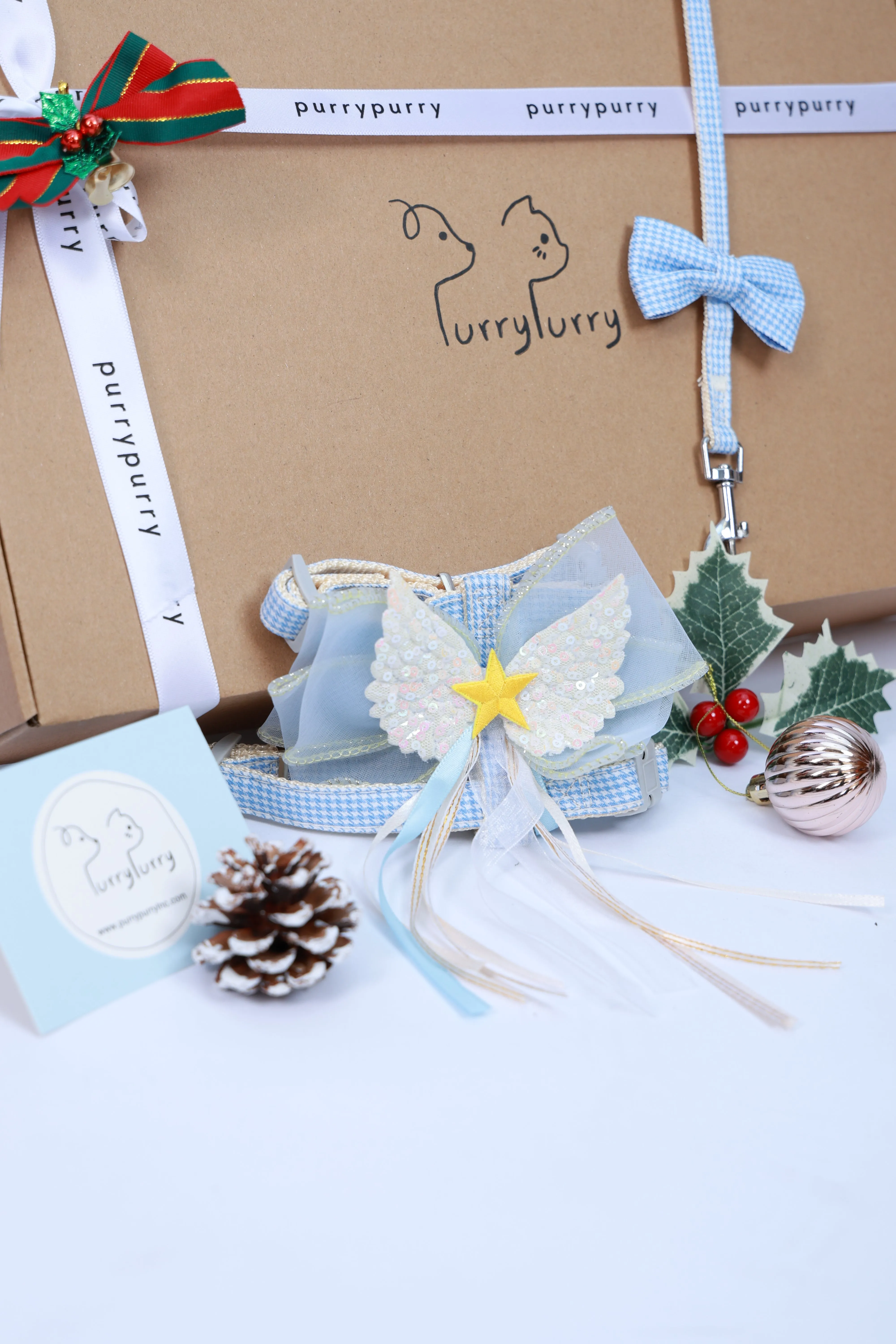 Pet Harness Gift Set Christmas Edition