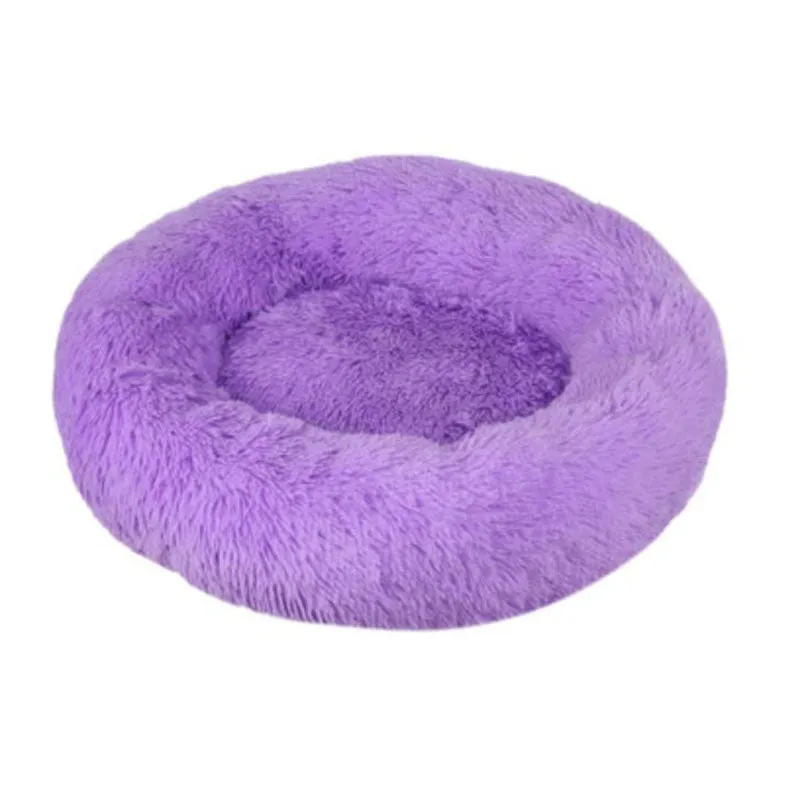 Plush round warm pet nest