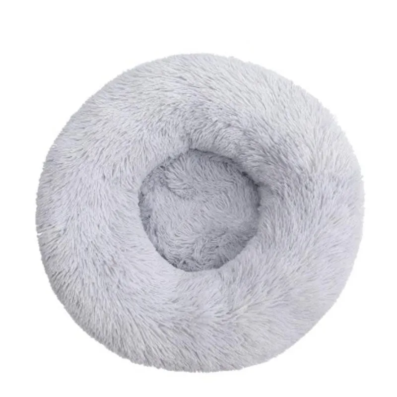 Plush round warm pet nest
