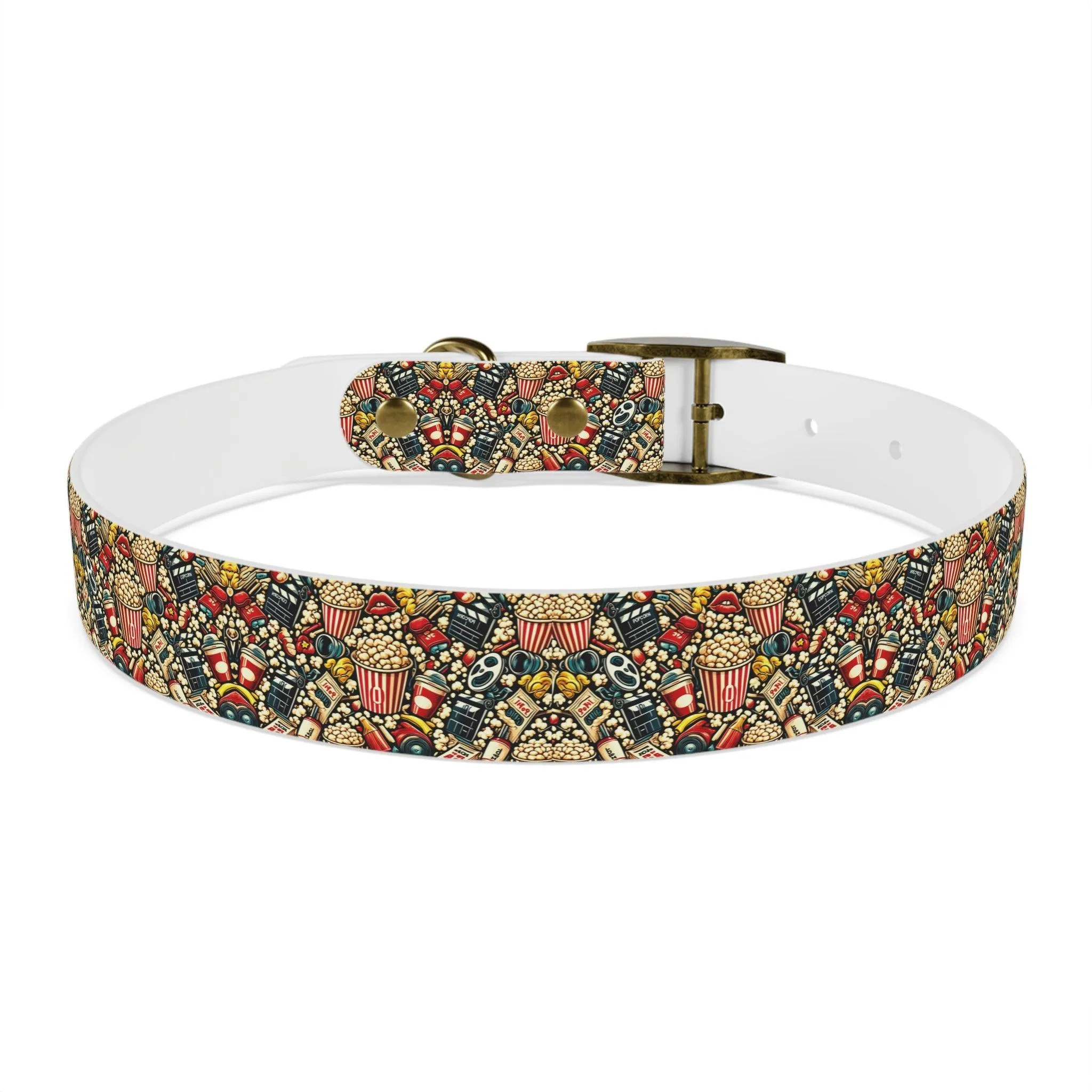 Popcorn and Showtime Dog Collar