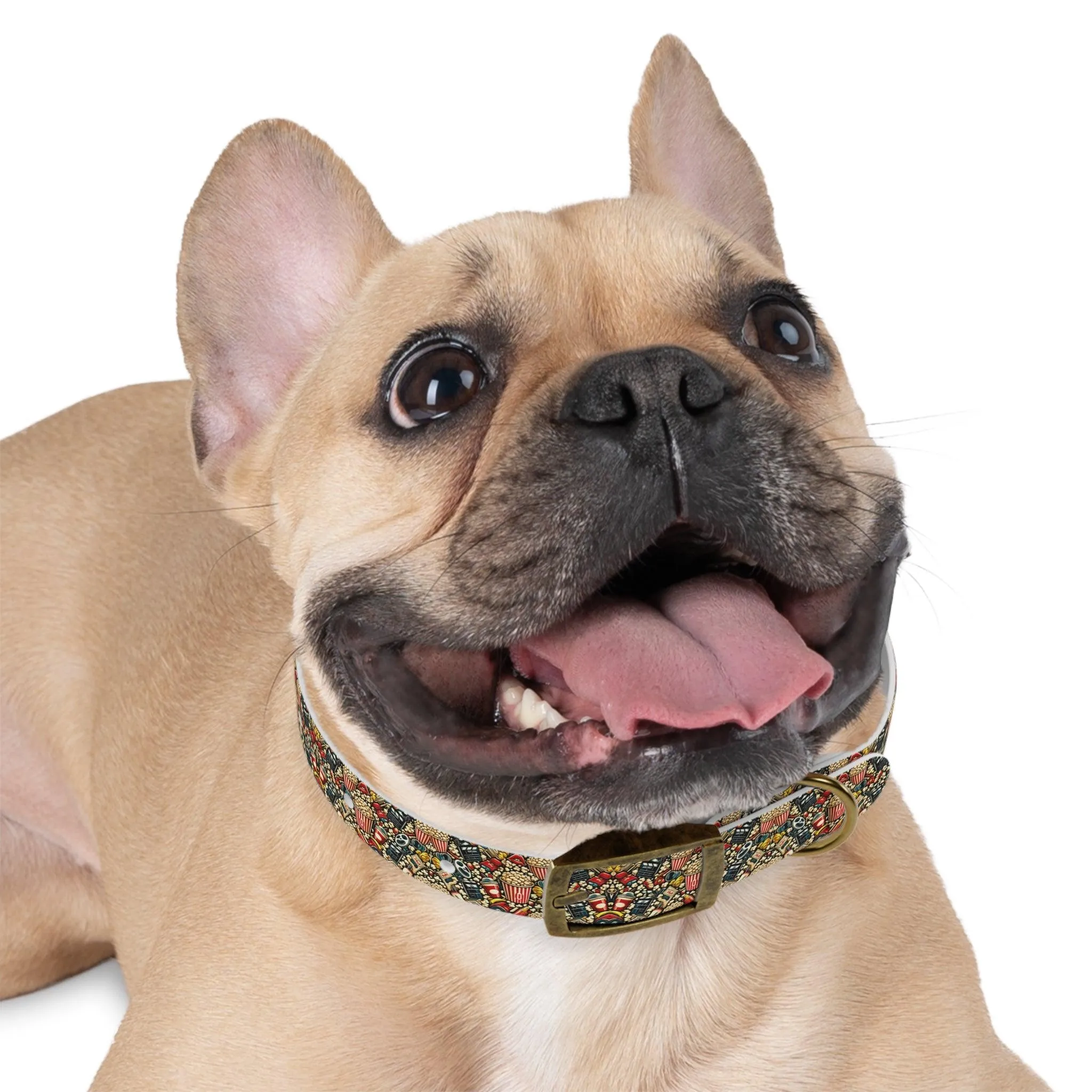 Popcorn and Showtime Dog Collar