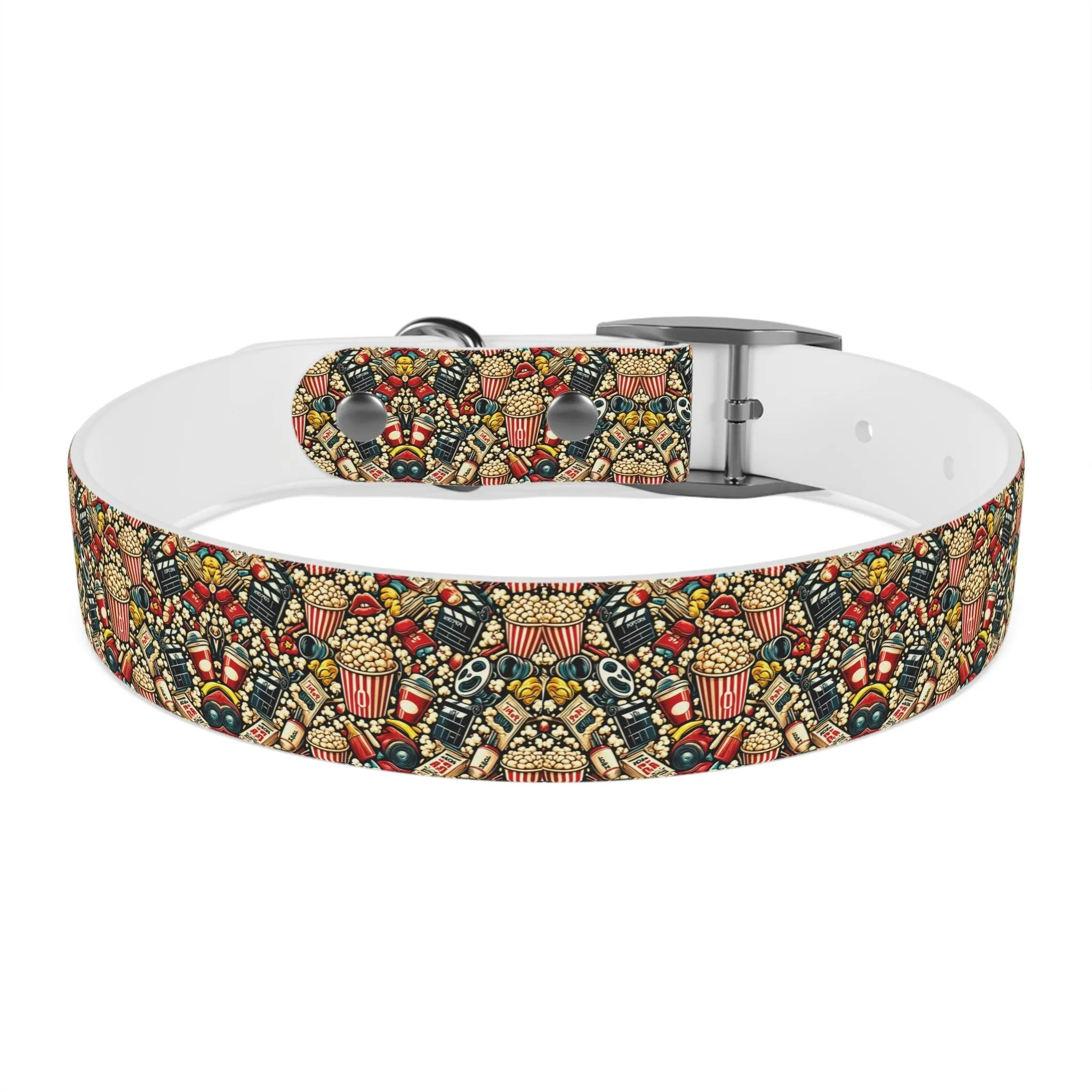 Popcorn and Showtime Dog Collar