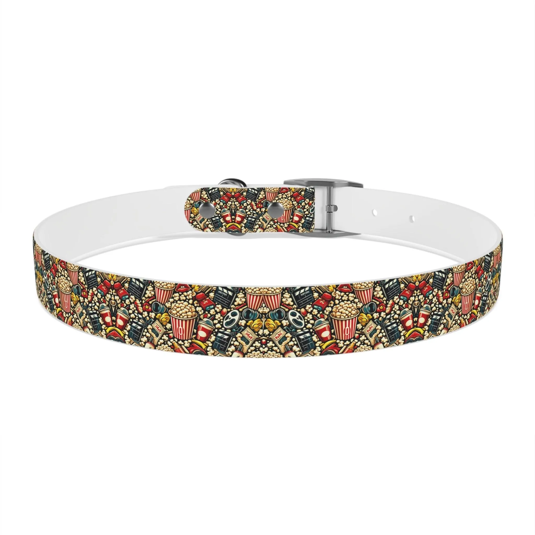 Popcorn and Showtime Dog Collar