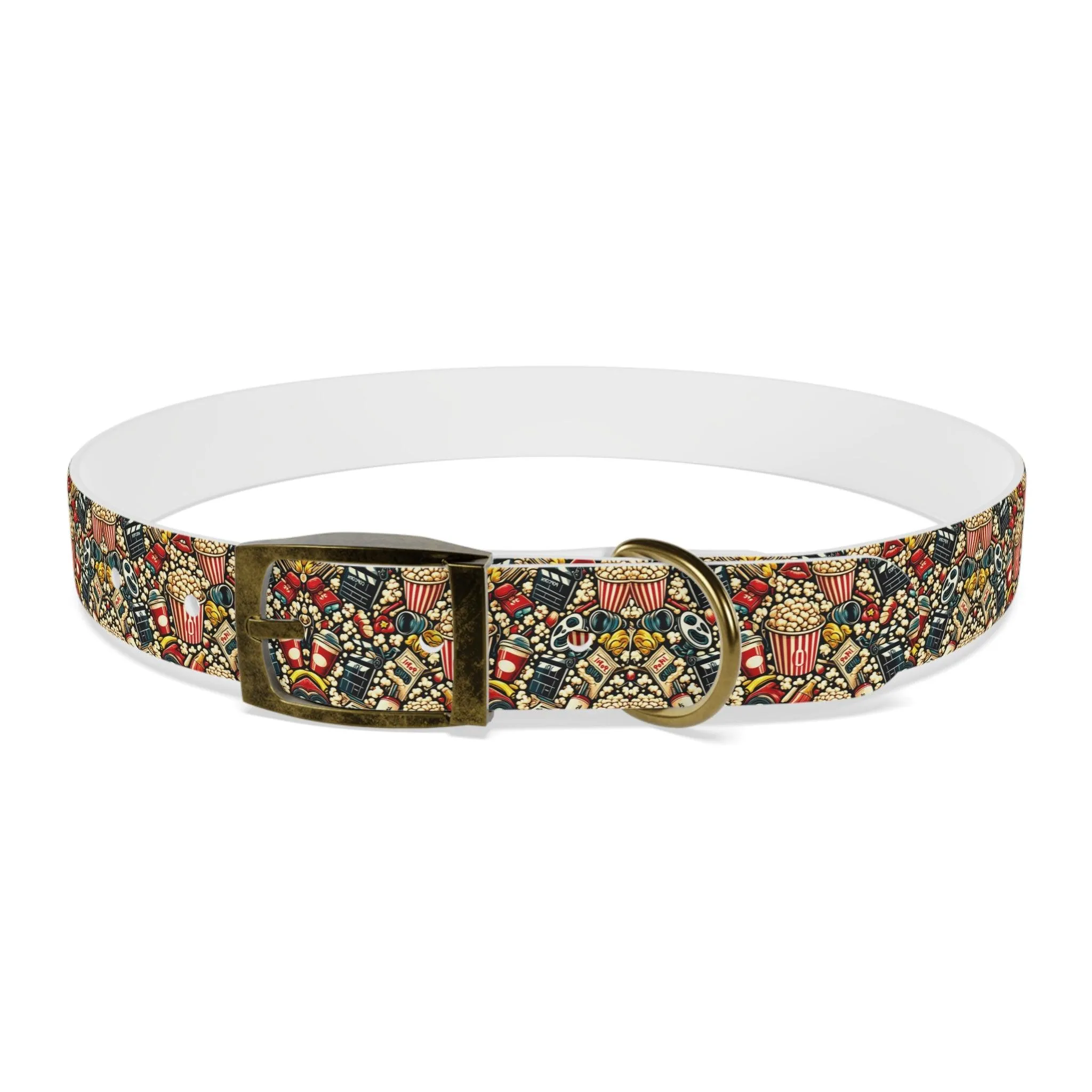 Popcorn and Showtime Dog Collar