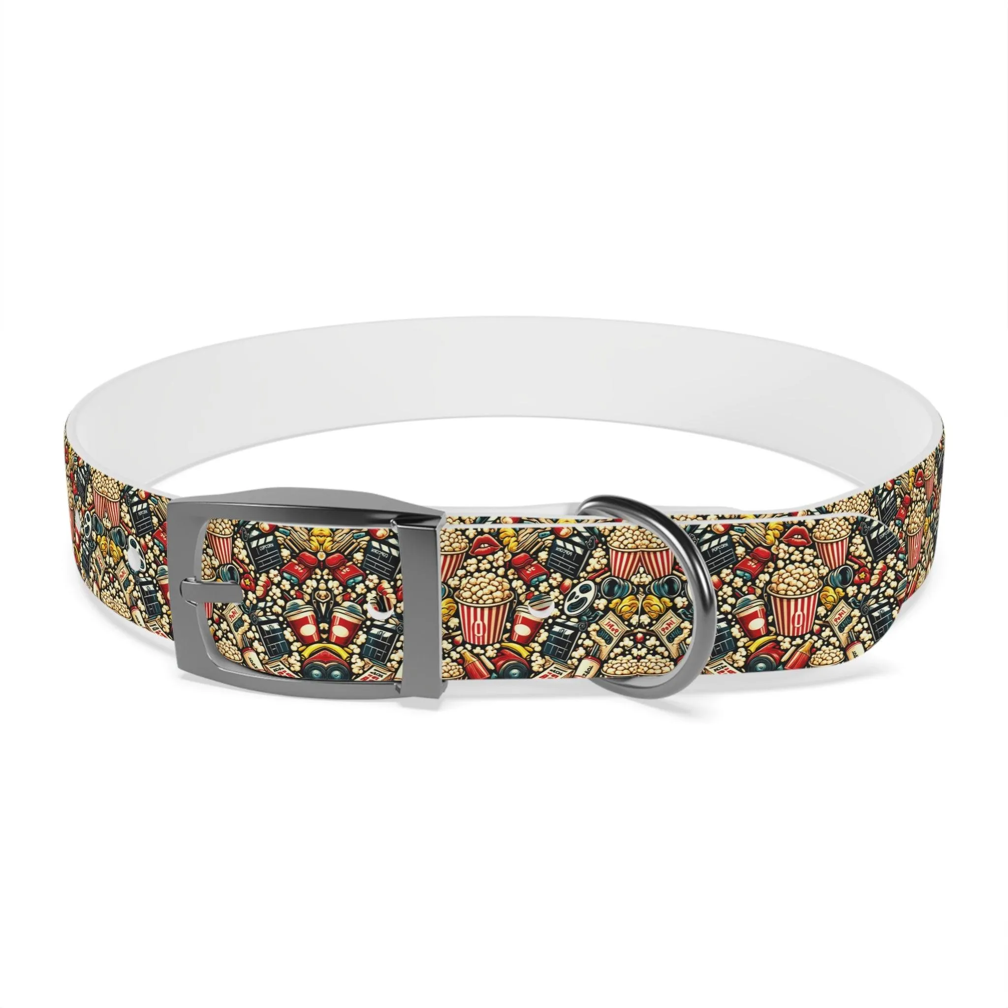 Popcorn and Showtime Dog Collar
