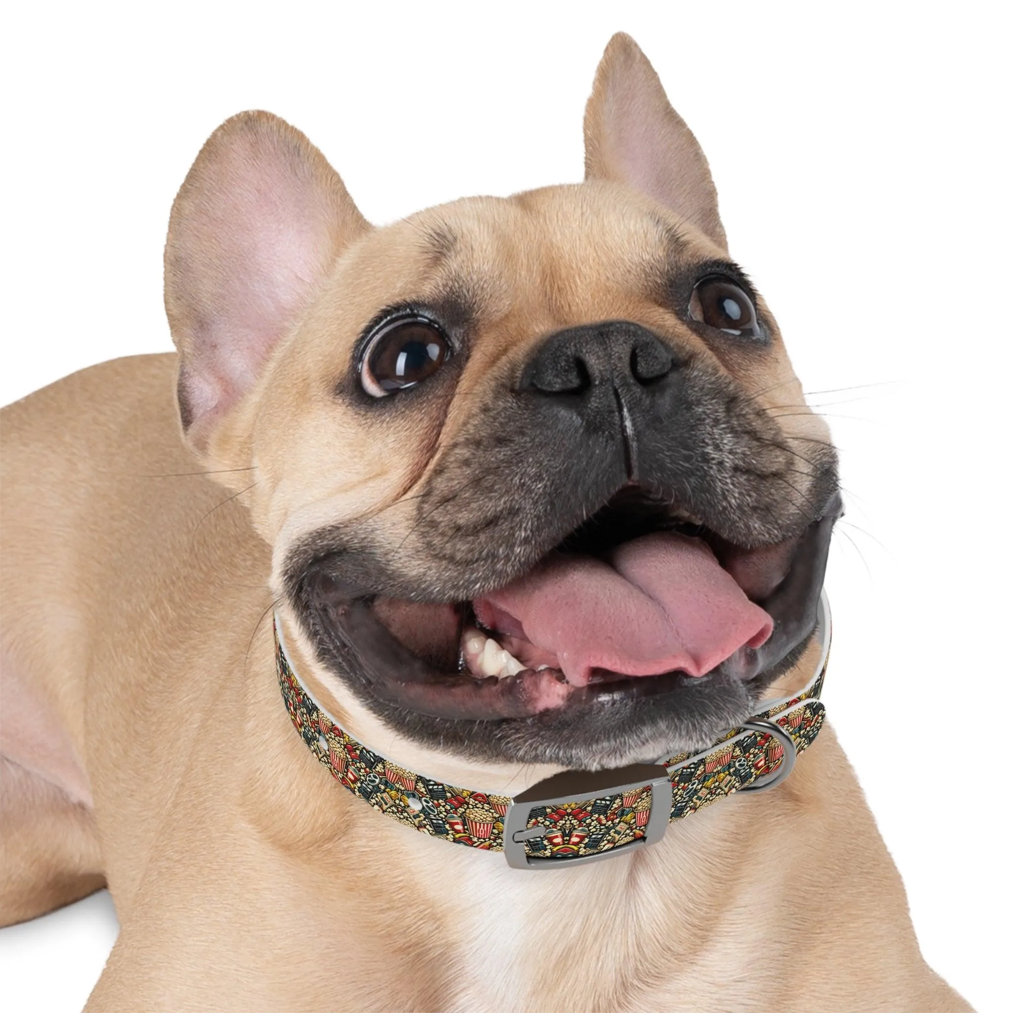 Popcorn and Showtime Dog Collar